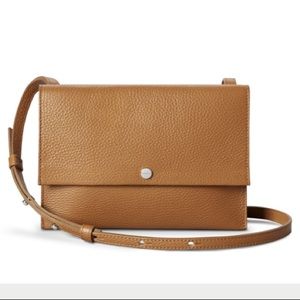 Shinola Accordion Crossbody Camel